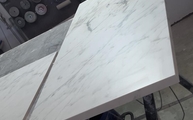 Produktion -  Golden White Marazzi Arbeitsplatte in 2 cm