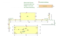 CAD Zeichnung der Silestone Rückwände