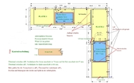 CAD Zeichnung der L-förmigen Küche in Eichenau