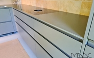 Cemento Spa Silestone Arbeitsplatte mit Kochfeld