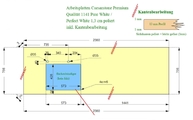 CAD Zeichnung der Caesarstone Platte 