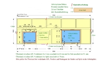 CAD Zeichnung der Kücheninsel