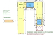 CAD Zeichnung der U-Küche in Köln