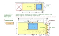 CAD Zeichnung der drei K2 Quarz Arbeitsplatten