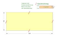 CAD Zeichnung der Granit Gartentischplatte