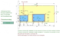 CAD Zeichnung der Kücheninsel in Mendig